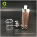 30ml 60ml 80ml High quality acrylic airless pump bottle rose gold cosmetic bottle